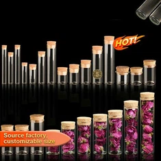 Ống nghiệm thủy tinh có nút chai
