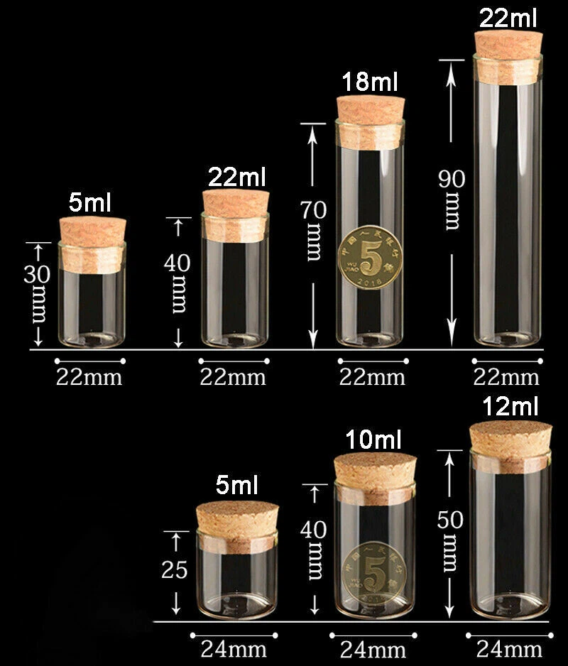 Glass Test Tube with Cork 2 Glass Test Tube with Cork 2